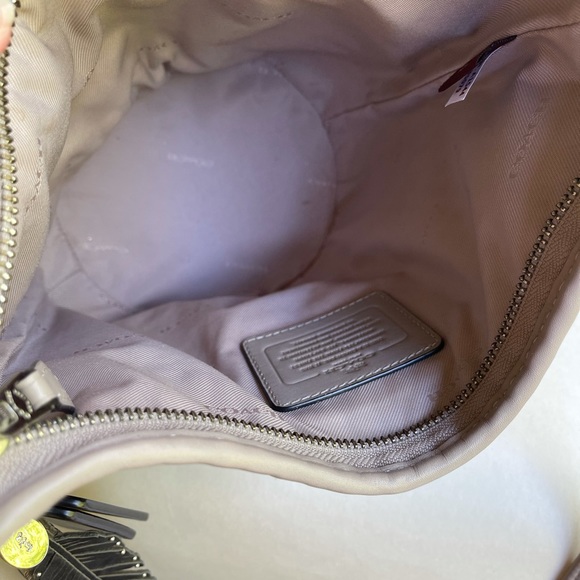 Coach woven leather hobo bag - Picture 6 of 12